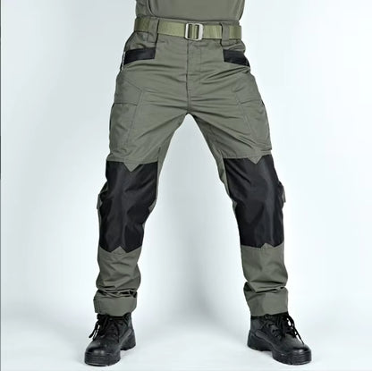 Mens Waterproof Stretch Multi Pocket Cargo Pants